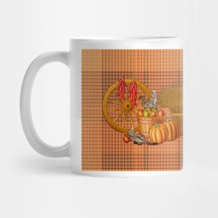 halloween Plaids patchwork Mug